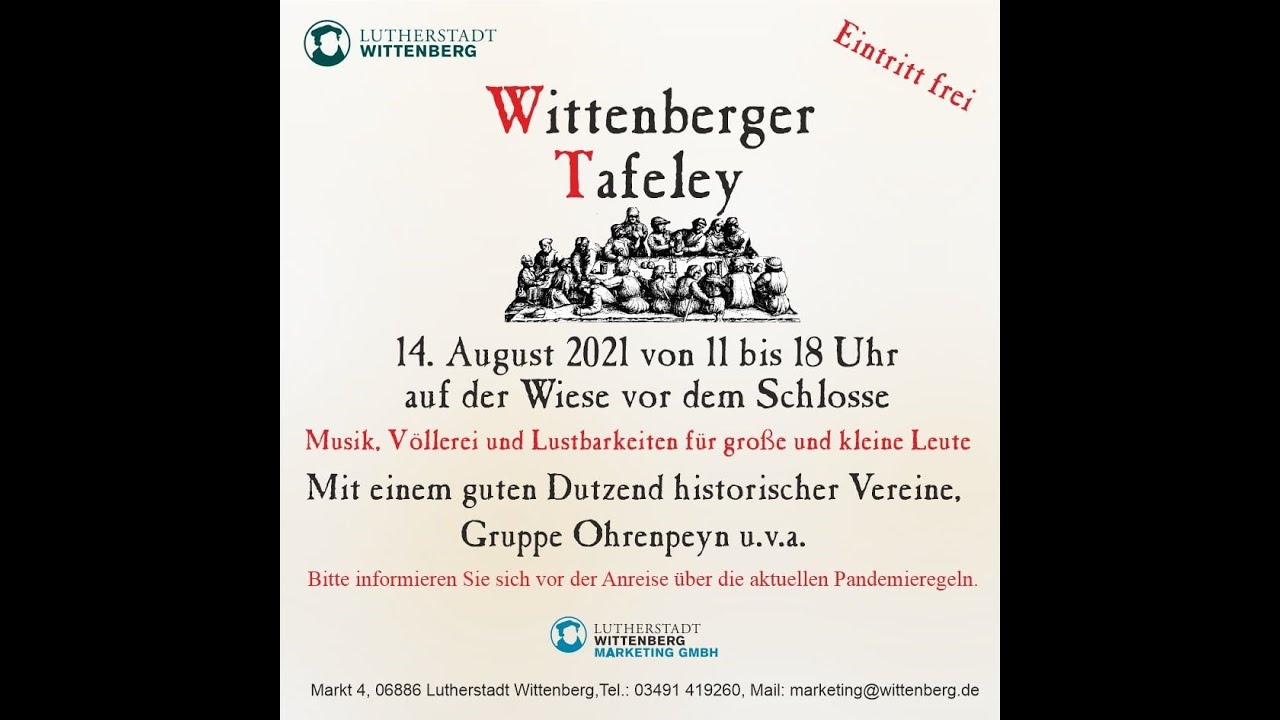 Lutherstadt Wittenberg - TAFELEY 14.08.2021