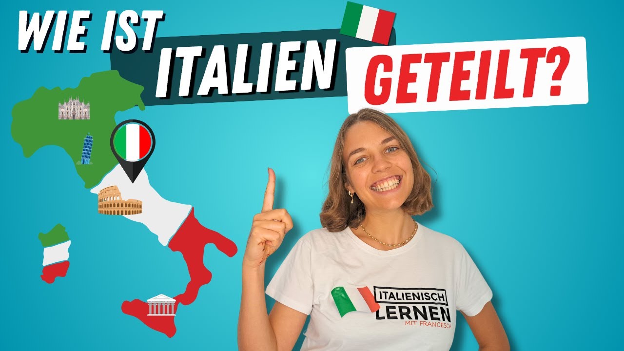 Wie ist Italien geteilt?  Regionen und Dialekte entdecken (Teil 1)| Italienische Kultur🇮🇹
