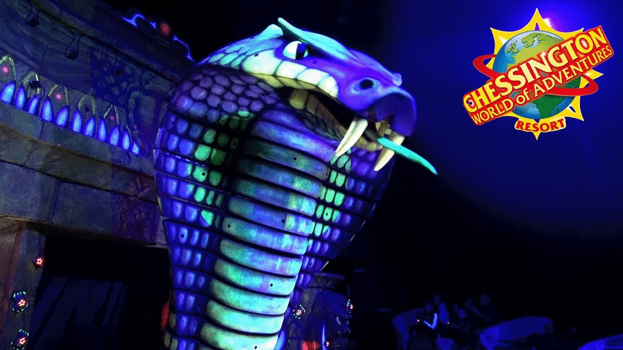 4K | 2024 Refurbished Tomb Blaster Dark Ride POV Low Light - Chessington World of Adventures Resort