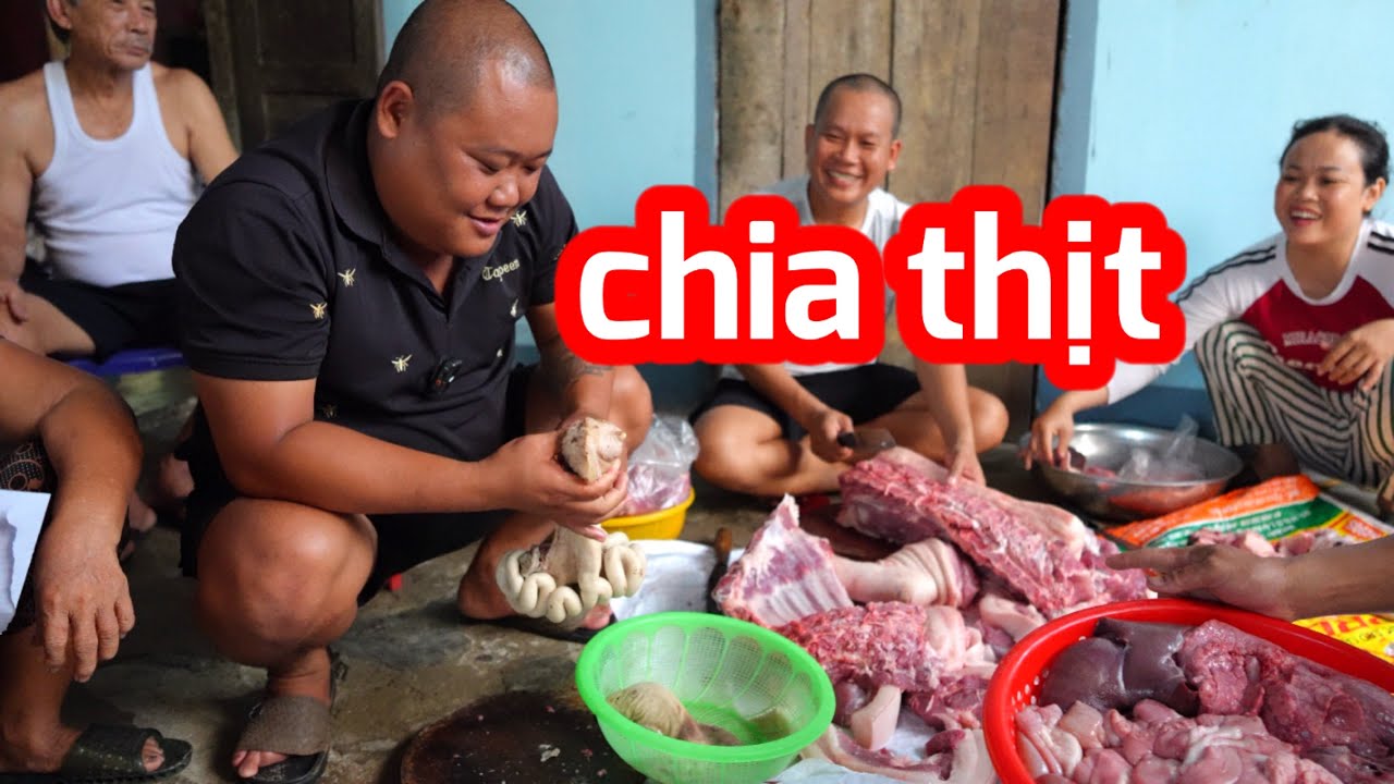 Ghé Nhà Trọng Chia Thịt Heo Nấu NỒI CHÁO LÒNG Lai Rai | SON DUOC VLOG