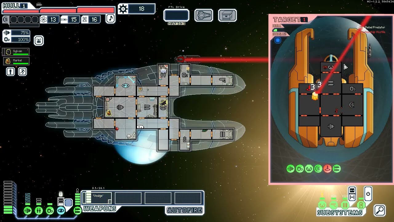 FTL: Multiverse - Sylvan overthrows Prime in 18:11 (Easy/challenge difficulty)