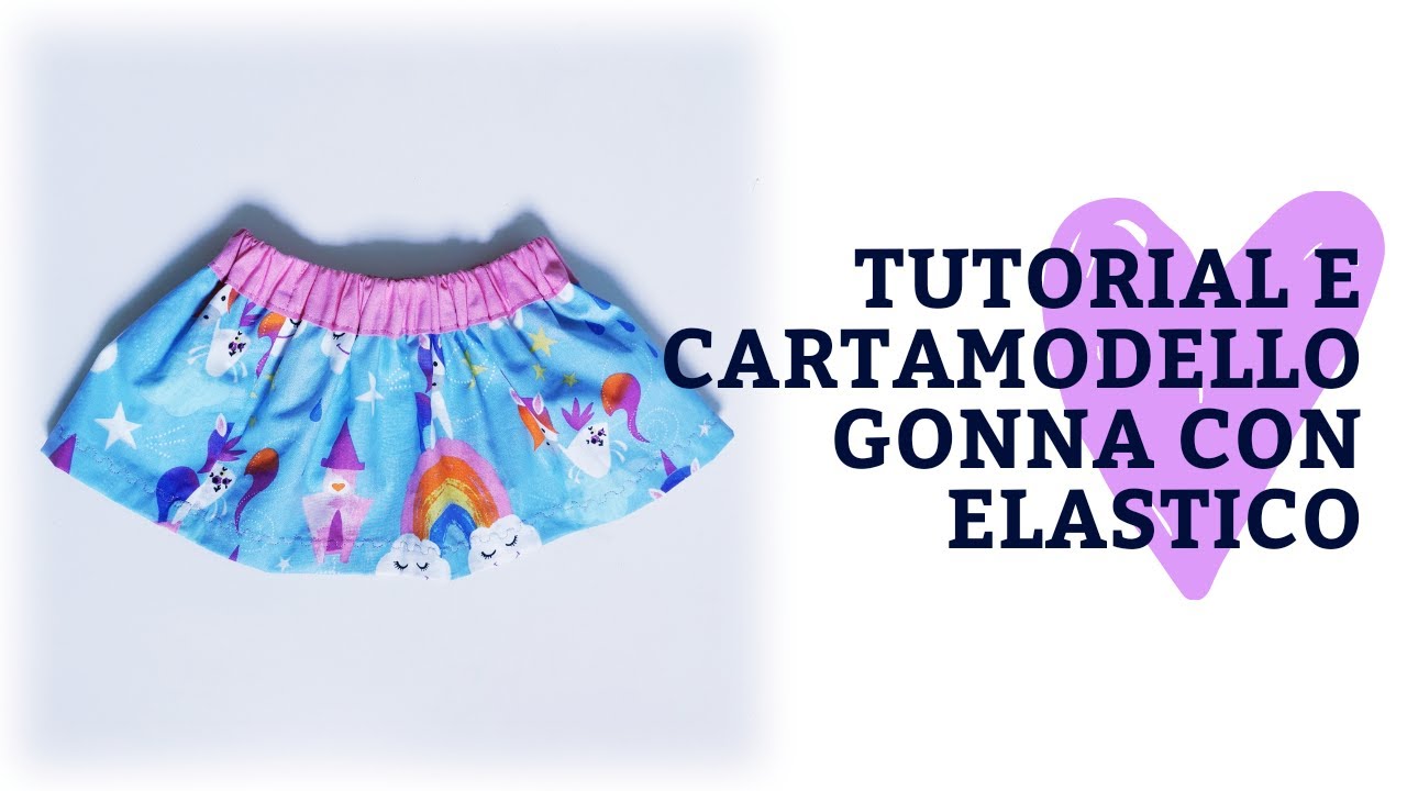 Realizzare una gonna con elastico SENZA cartamodello TUTORIAL CUCITO FACILE