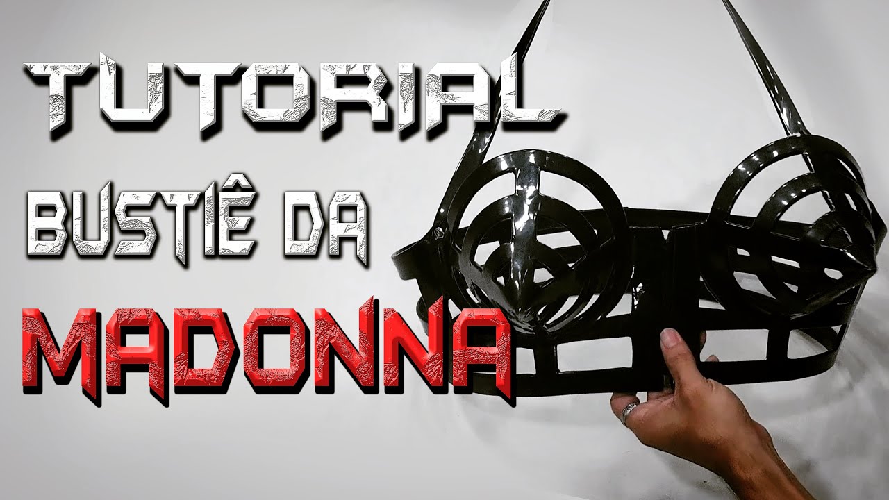 TUTORIAL BUSTIÊ DA MADONNA
