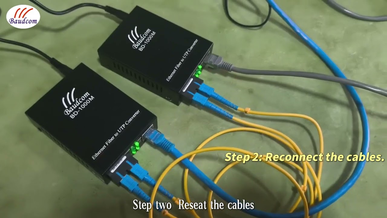 Fiber Media Converter DOWN？5 Step Check