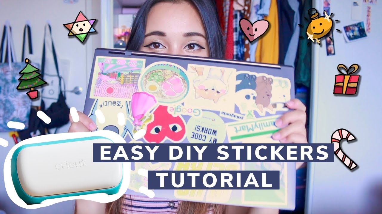 how to make your own DIY stickers 💖 | Cricut Joy