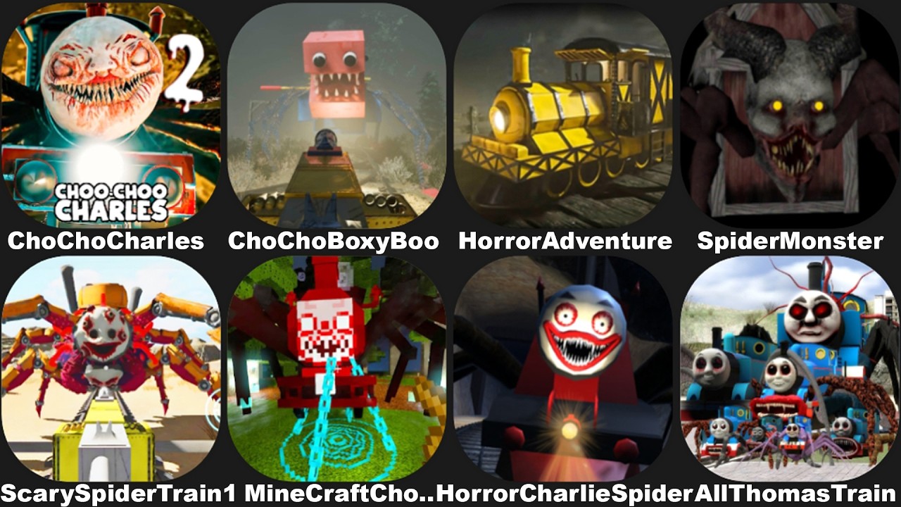 Mobile Choo Choo Charles Mod Poppy BoxyBoo Train,Choo Choo Train,Horror Adventure,Spider Monster...