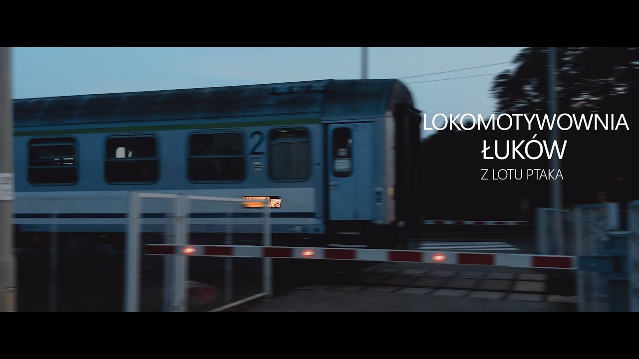 Lokomotywownia Łuków z lotu ptaka