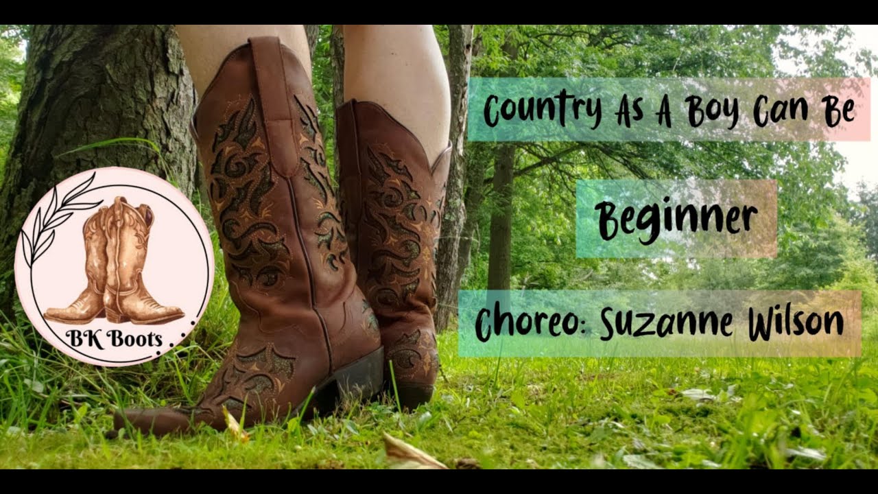 Country As A Boy Can Be Line Dance Tutorial