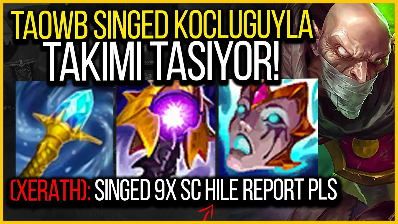 TAOWB Singed Koçluğu Sayesinde 70000 Hasar Atıp Taşıyor Oyun Sonu Hile Yazıyorlar