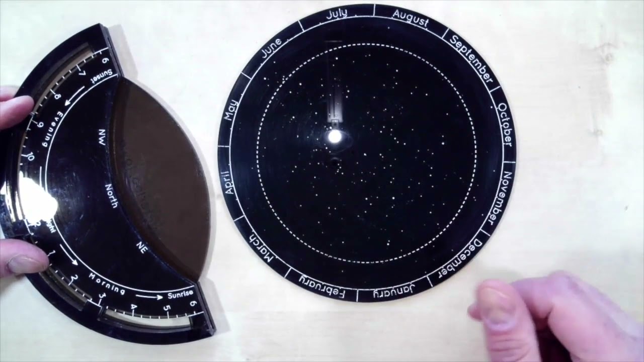 Laser-Engraved Celestial Planispheres