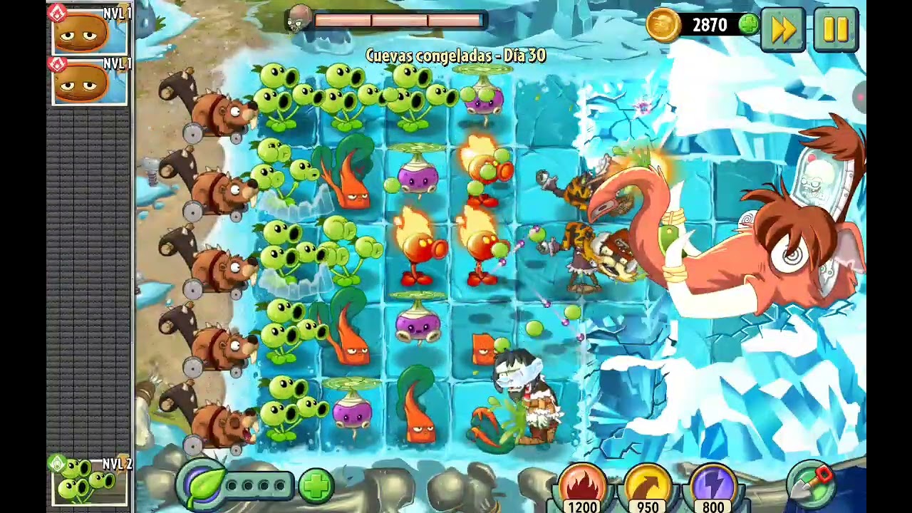 Cuevas Congeladas PVZ2 BOSS FINAL 🧊