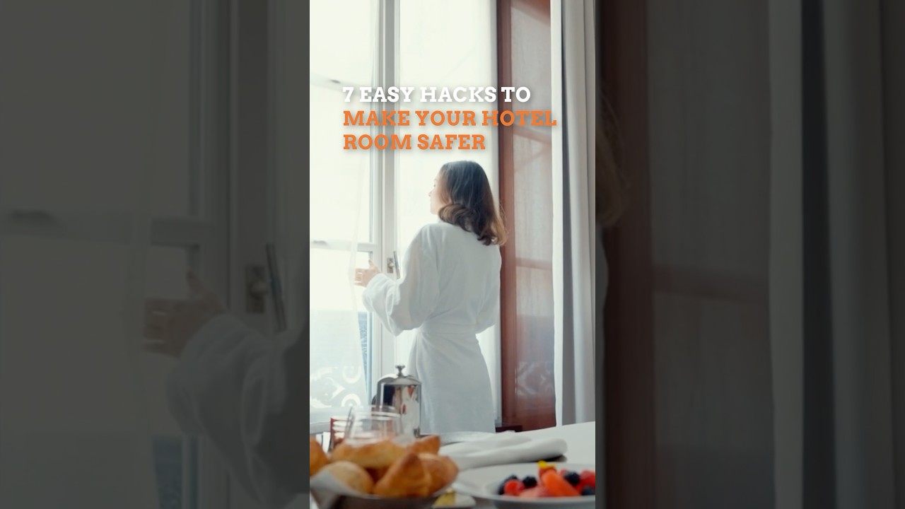 7 Easy Hacks to Make Your Hotel Room Safer #hotel #traveltips #safety #travelhacks #shorts