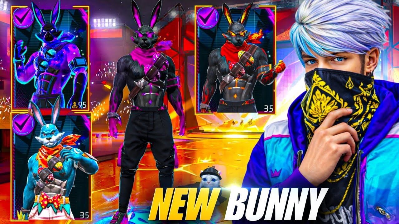 FINALLY GOT ALL BUNNY BUNDLE IN FREE FIRE 🔥 