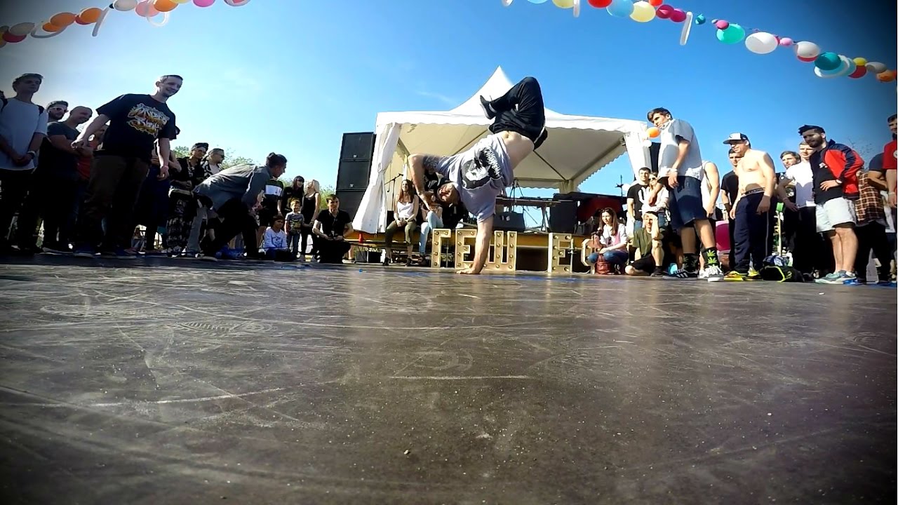 Bboy Tolyamba & Schepka vs Bboy Omela & Wave 2 vs 2 Garage Breaking Jam