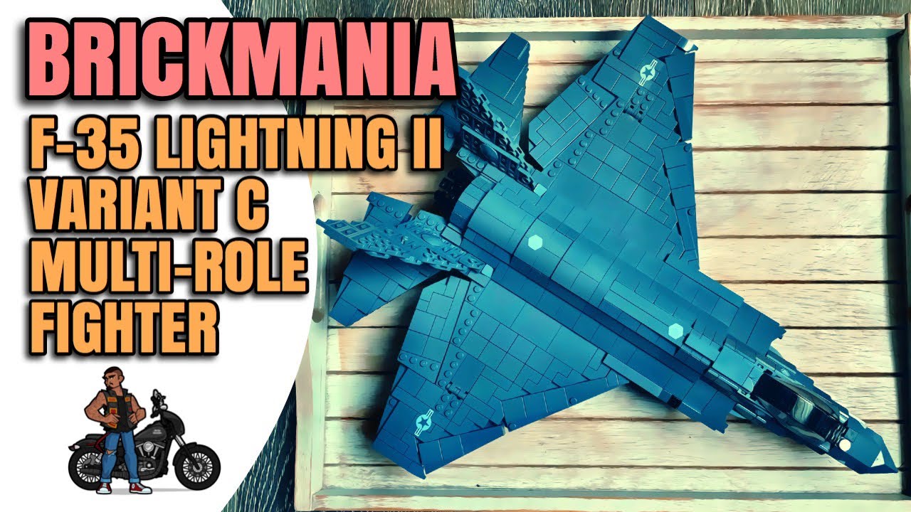BRICKMANIA F-35 Lightning 2 Variant C Multi-Role Fighter