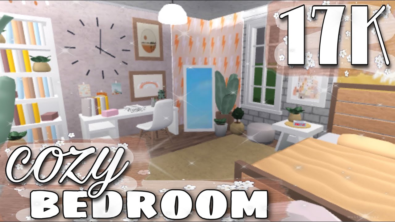 cozy bedroom build // bloxburg // arxbesque