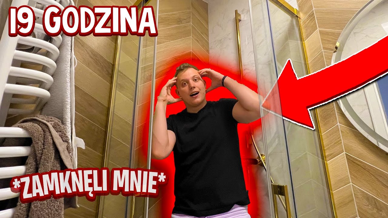 ZOSTAŁEM ZAMKNIĘTY w ŁAZIENCE NA 24 GODZINY 🔒
