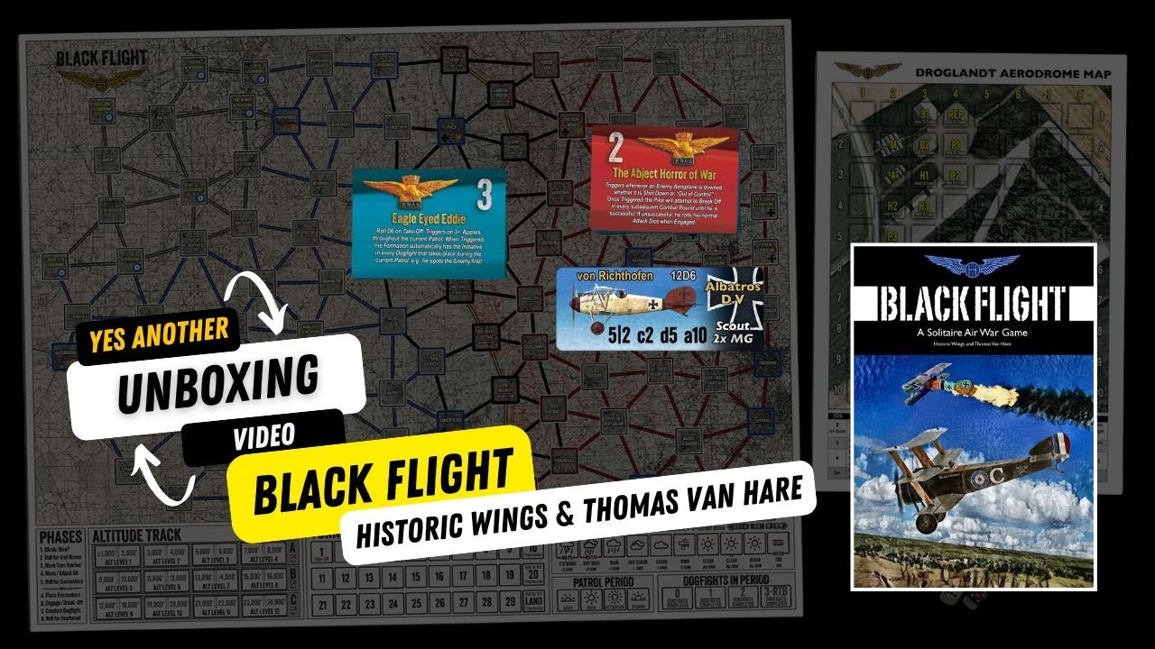 Распаковка и обзор Black Flight | Воздушный бой в стиле «Солитер» от Historic Wings
