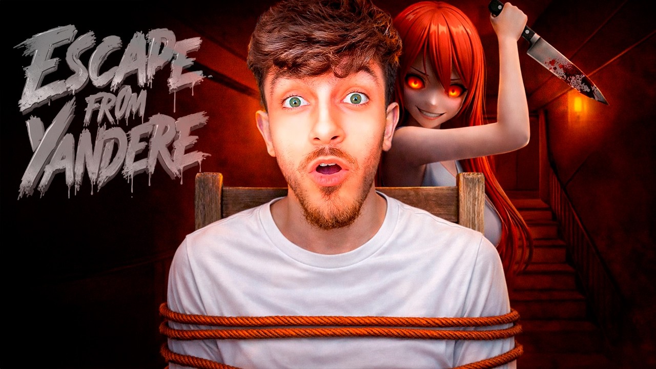 MINHA NAMORADA NÃO PARA DE ME PERSEGUIR 😨🔪 Escape from Yandere