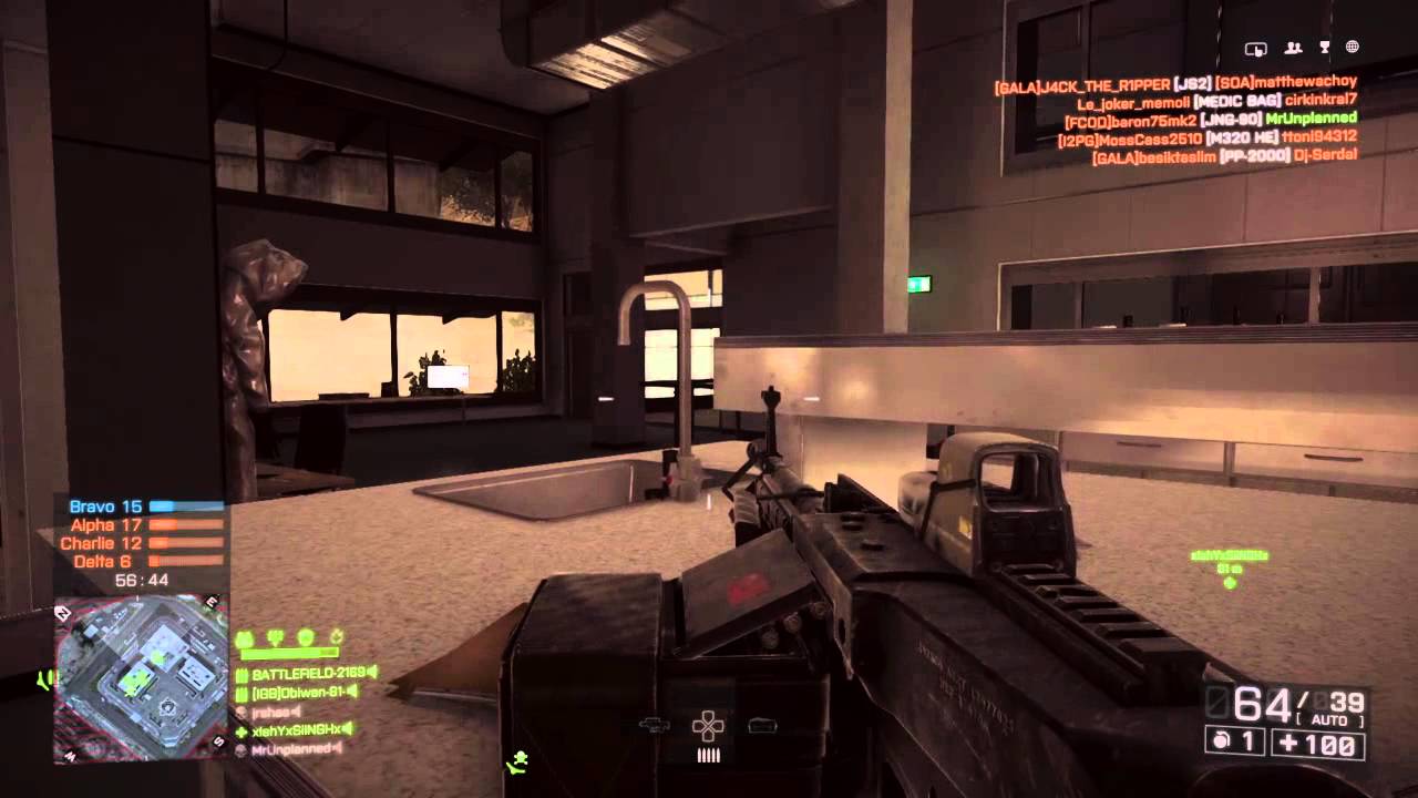 Battlefield 4 Unedited M60- E4 Gameplay