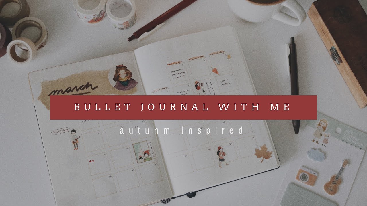 🍂📔 bullet journal with me (autumn / outono)