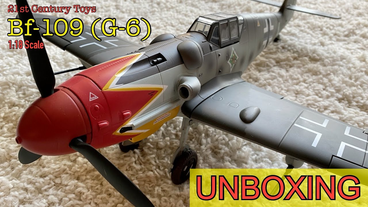 1:18 Bf-109 (21st Century Toys) UNBOXING