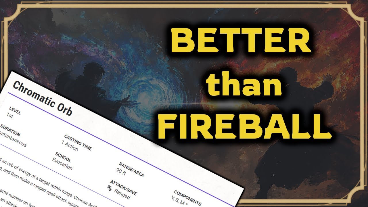 This lvl 1 spell is better than FIREBALL!