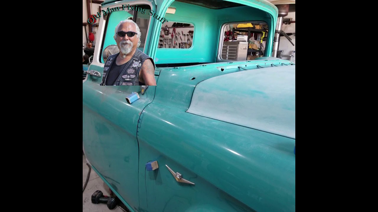 1955 chevy truck cab alignment.