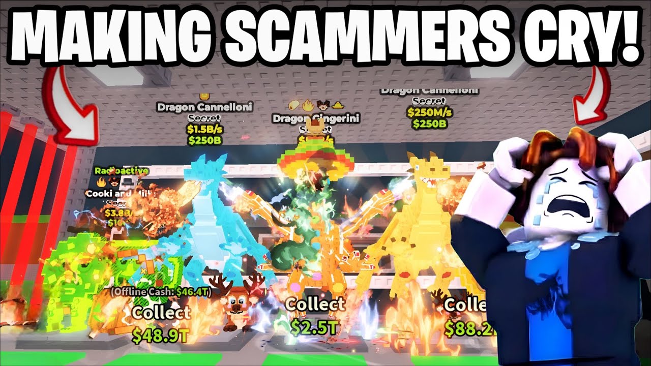 I Made The RICHEST SCAMMERS CRY in Steal a Brainrot..