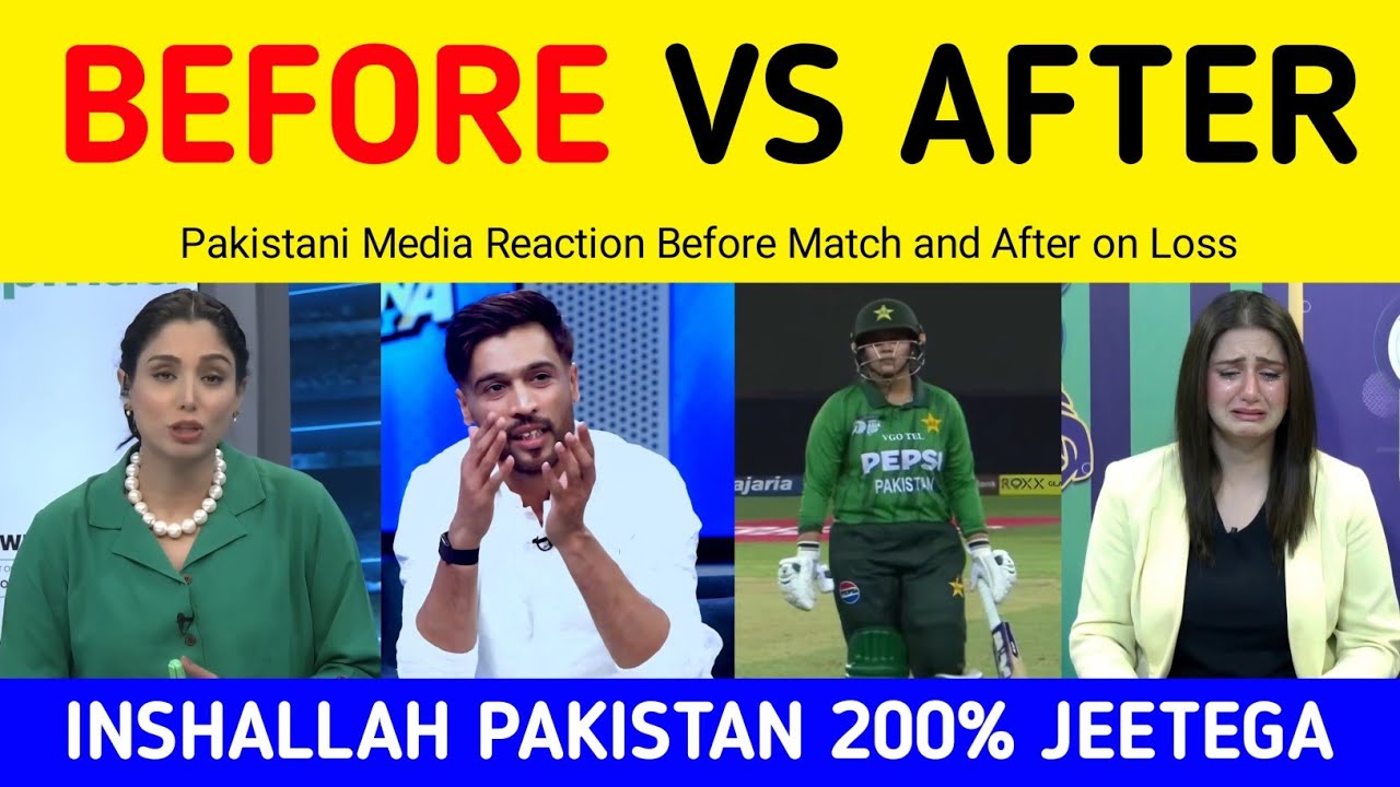Pak Media Before and After Reaction on India vs Pakistan Womens Asia Cup 2026 | Pak Media on Loss