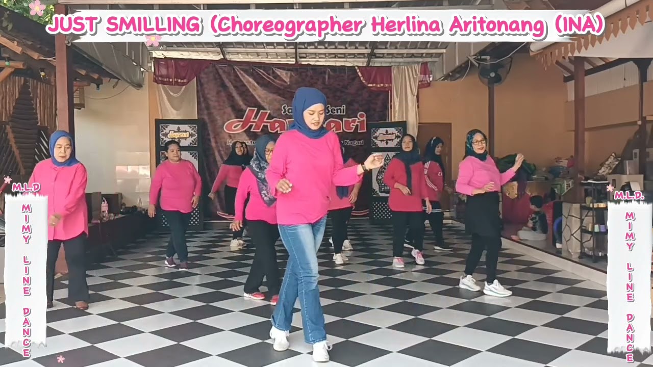 JUST SMILLING || ABSOLUTE BEGINNER || choreografer: Herlina Aritonang (INA) - Desember 2025