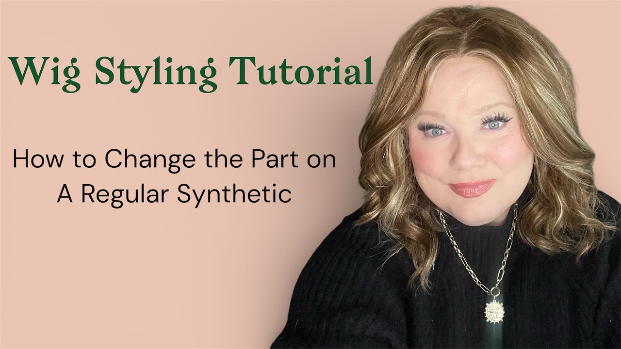 Wig Styling Tutorial: How to change/ move the Part on a Regular Synthetic Jon Renau Mila 