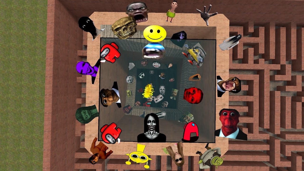 Shakira Amor Yc Alternate And Too Much Moai Uncle In Bigmaze Nextbot Garry's Mod #nextbotgmod #maze