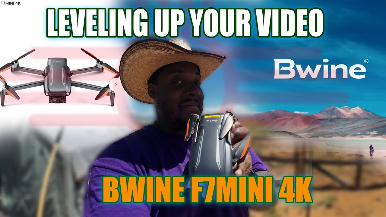 BWINE F7MINI 4k Drone - Beginner friendly Offgrid aerial footage made easy
