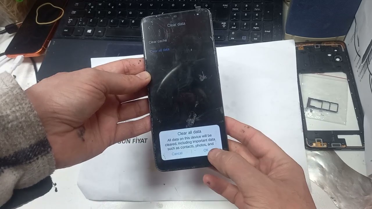 Vivo y36 nasıl format atılır. Ekran şifresi kaldırma