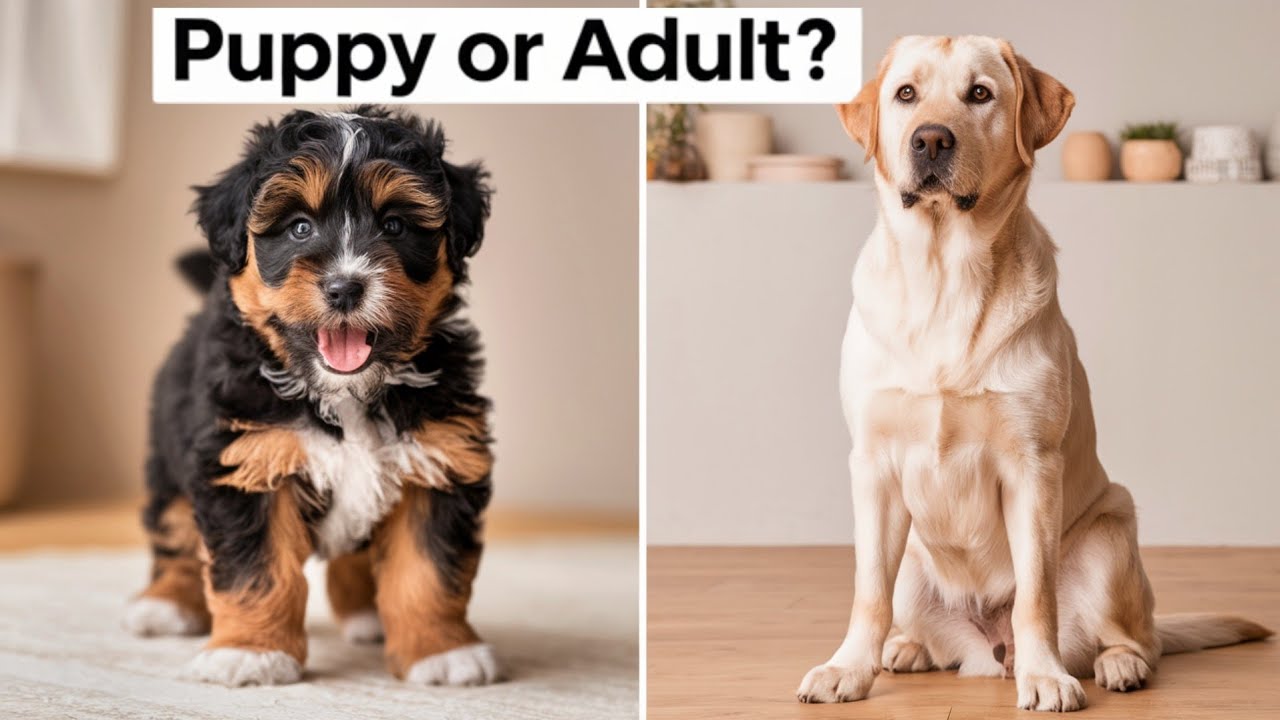 🐶 Puppy or Adult Dog? The Best Choice for You! 🤔