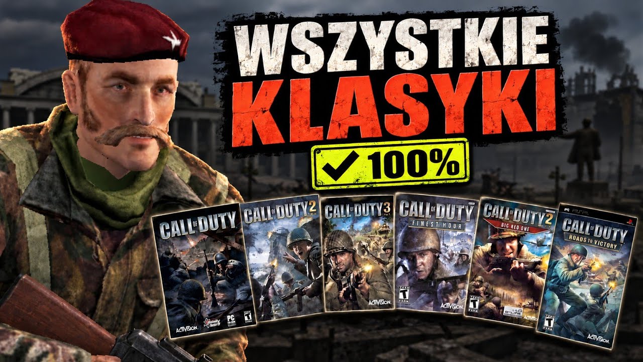 PRZESZEDŁEM KAŻDE KLASYCZNE CALL OF DUTY NA 100%