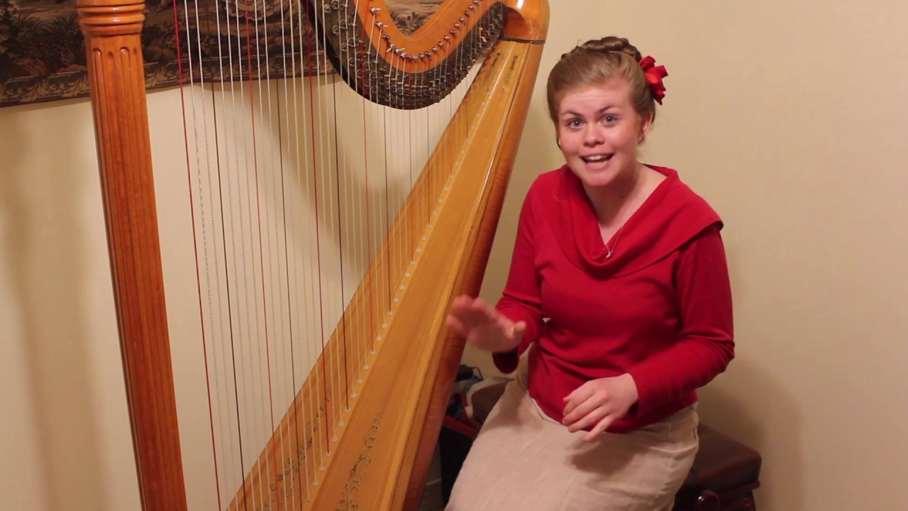 Harp 101 Lesson 2: How to sit at the harp and basic hand position