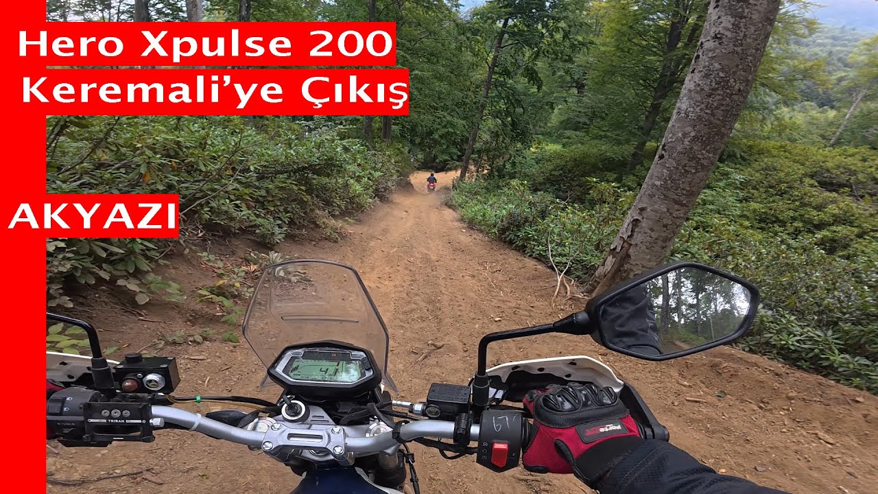 Hero Xpulse 200 ile Keremali Orman Yolları