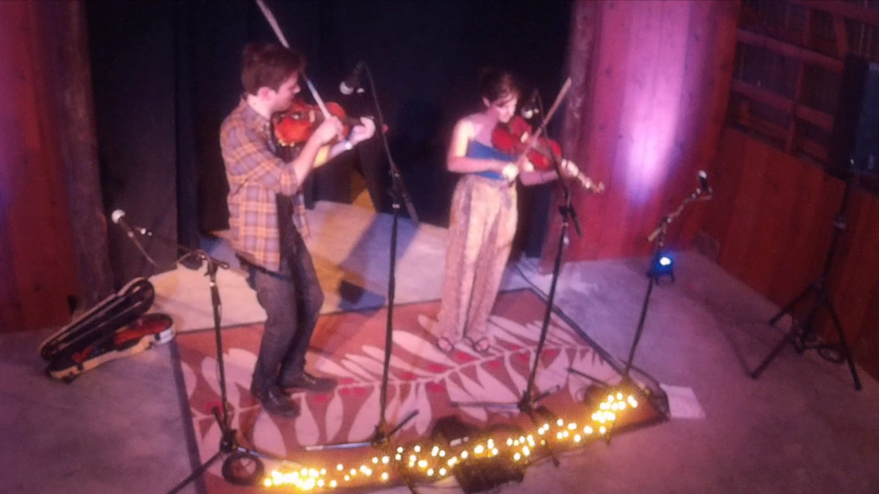 Alex & Tatiana Hargreaves Performing 'Poplar Bluff' at Live Oak Fiddle Camp 2016