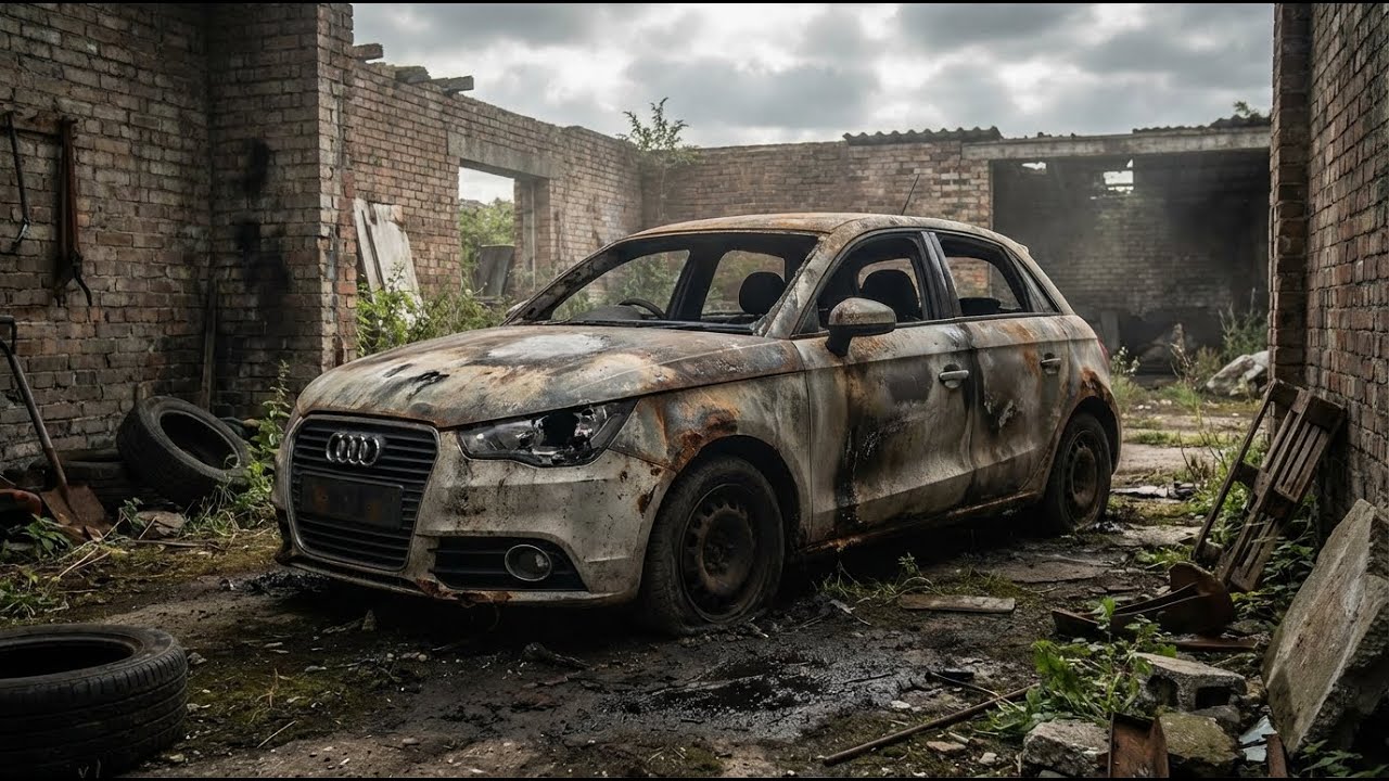 ASMR Car Restoration! Full Restoration of Burnt 2012 Audi A1