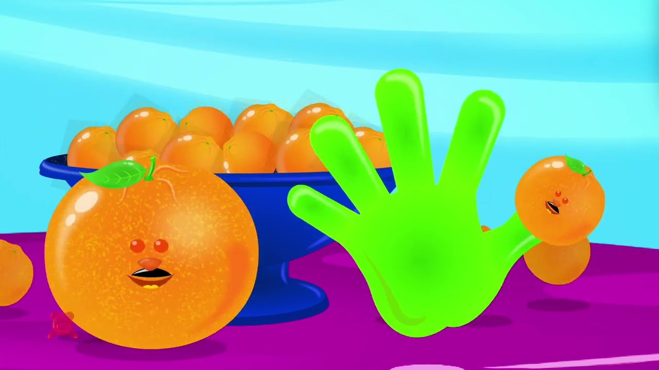 Finger Family Orange + More Kindergarten Rhymes & Kids Songs