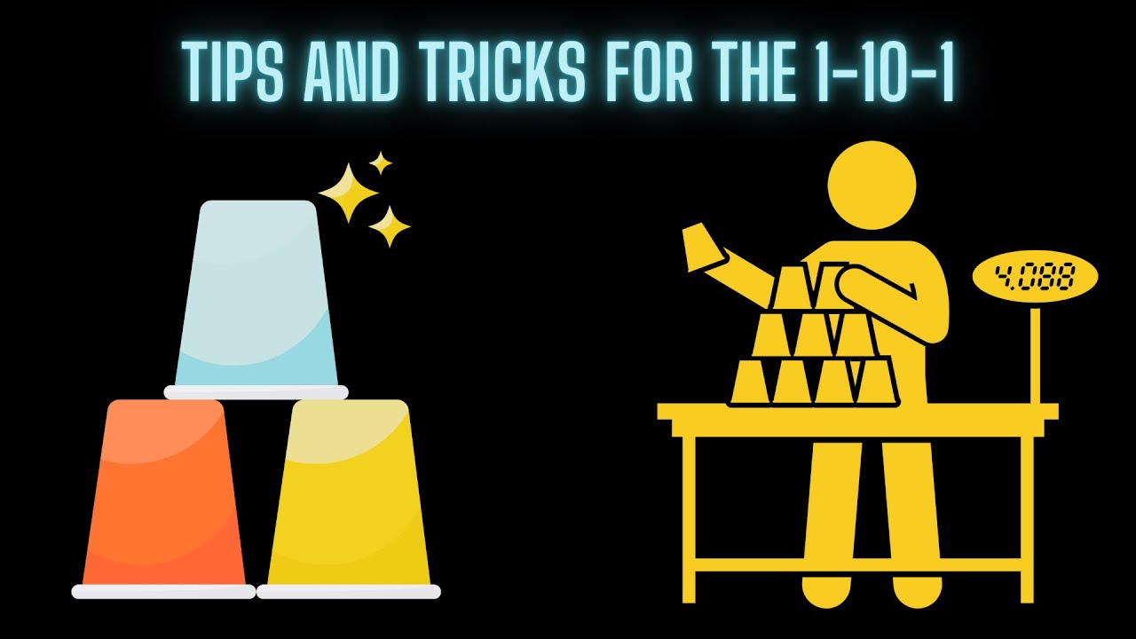 Speed Stacking - How to CORRECTLY Perform the 1-10-1  (Part 3)
