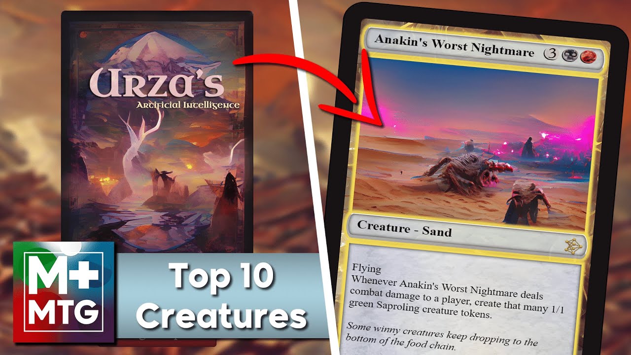 My Top 10 URZAS.AI Creature Cards! ┃ urzas.ai Cards ┃Manfred Plus Magic