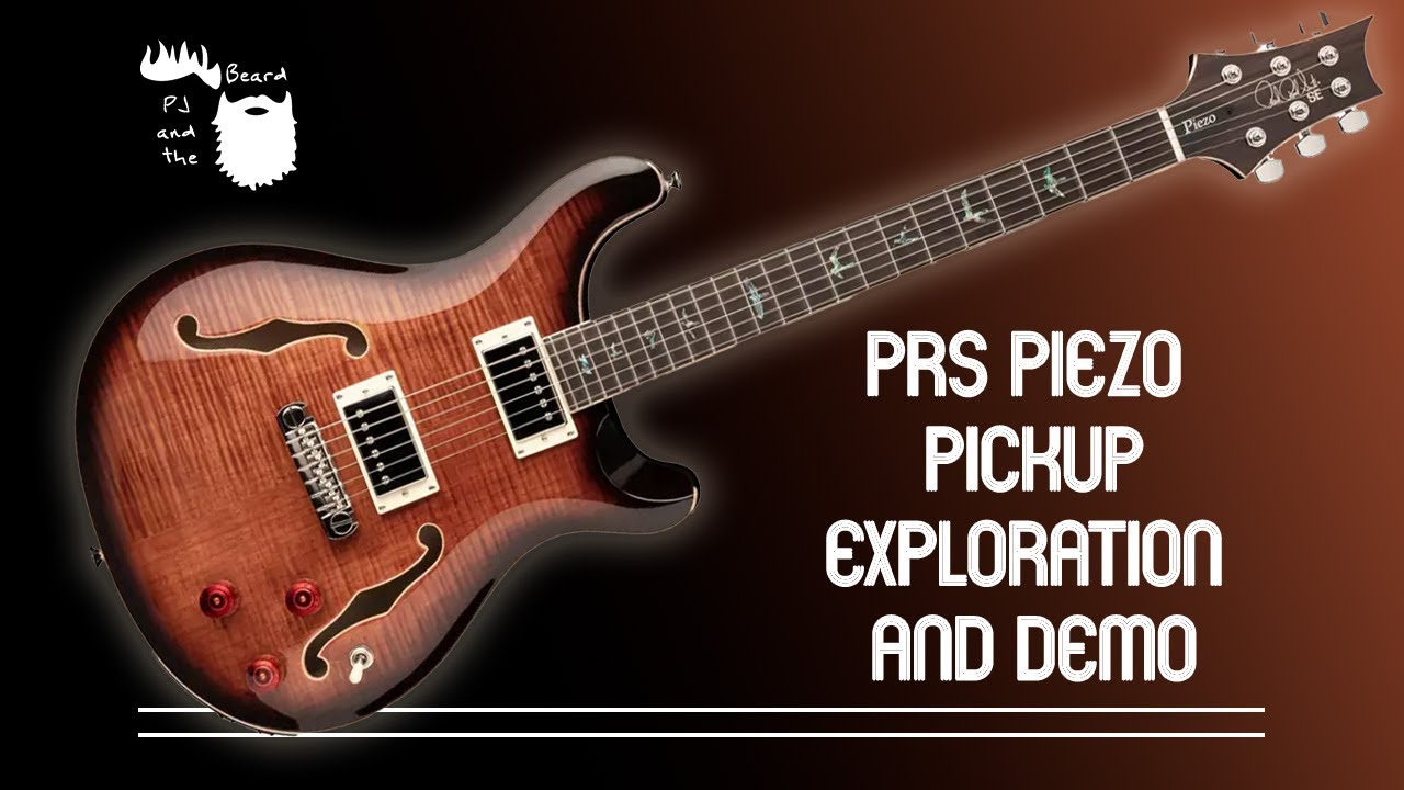 PRS SE Hollowbody Piezo II - Piezo Pickup Exploration and Demo