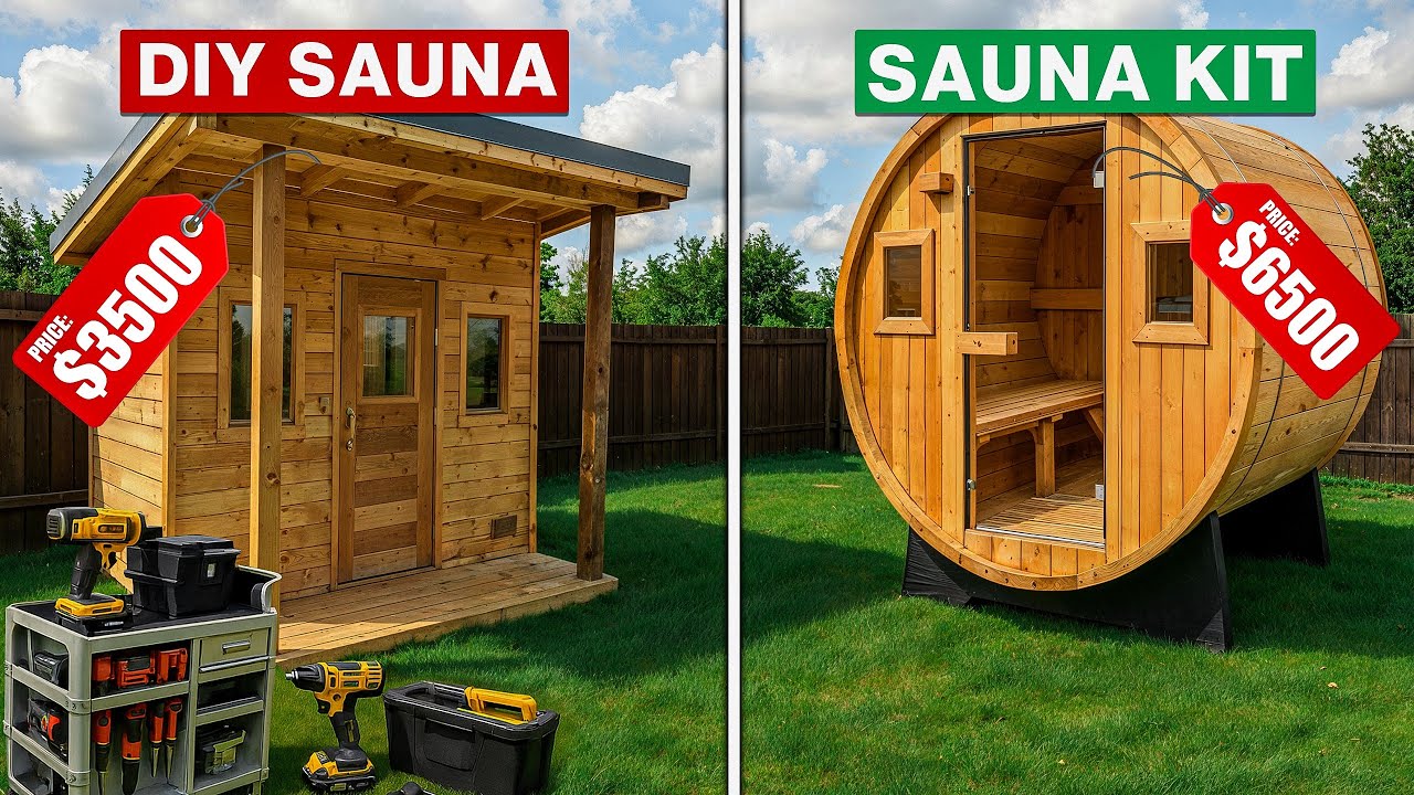 Why I Bought a Kit Barrel Sauna Instead of DIY (Super Easy!)