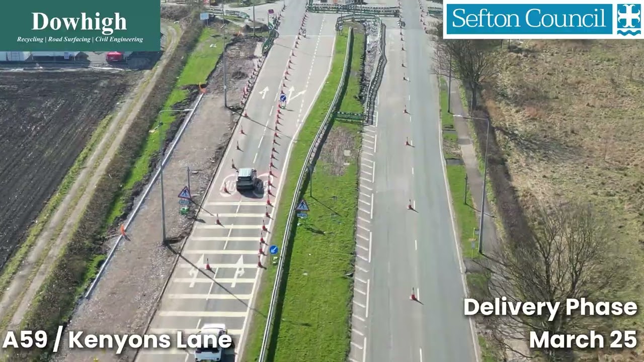 Dowhigh A59 / Kenyons Lane - Cyclops Junction Completion Video