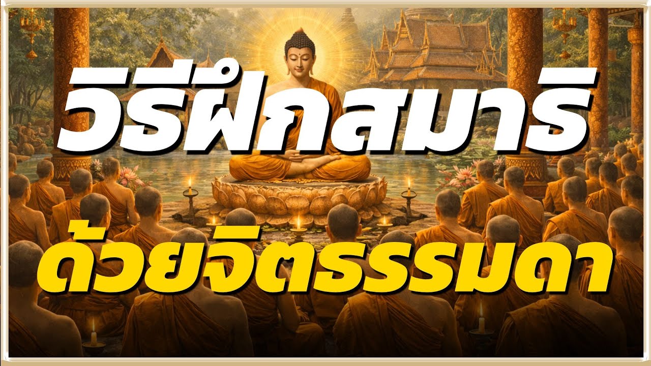 วิธีฝึกสมาธิ ด้วยจิตธรรมดาตามแนวทางพุทธวจน l ปัญญาธรรม