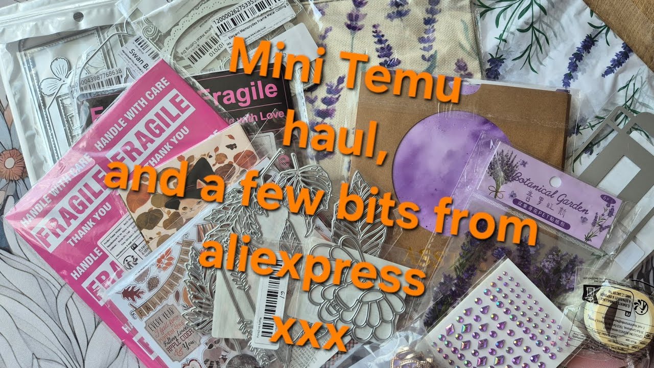 Mini Temu haul and a few bits from aliexpress xxx