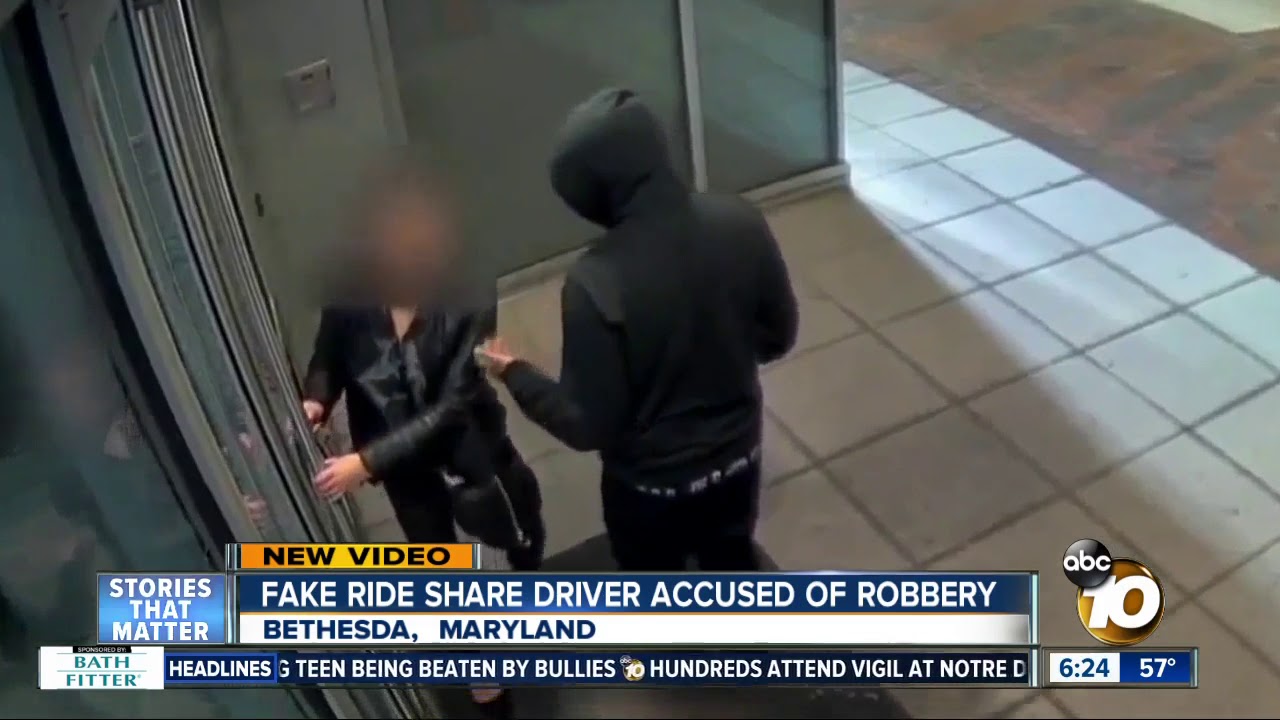 Fake rideshare driver sought in robbery